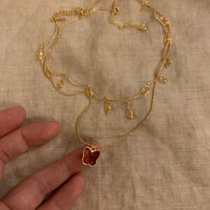 Tiktok hot sell butterfly necklace