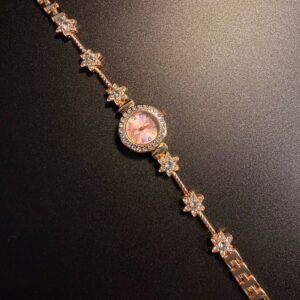 Starry Diamonds Floral Time Watch