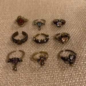 Vintage rings collection hypoallergenic accessories| Belle accessories