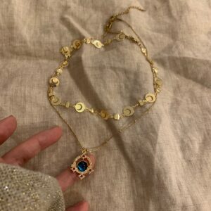 New Arrival Planet Stacking Necklace hypoallergenic accessories| Belle accessories